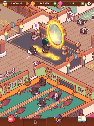 Cat Magic School : Cute Tycoon iPad screenshot