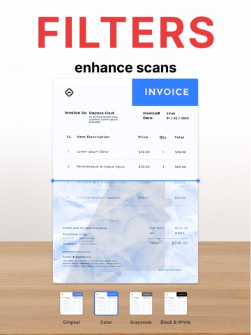 Document Scanner: Scan Studio iPad screenshot