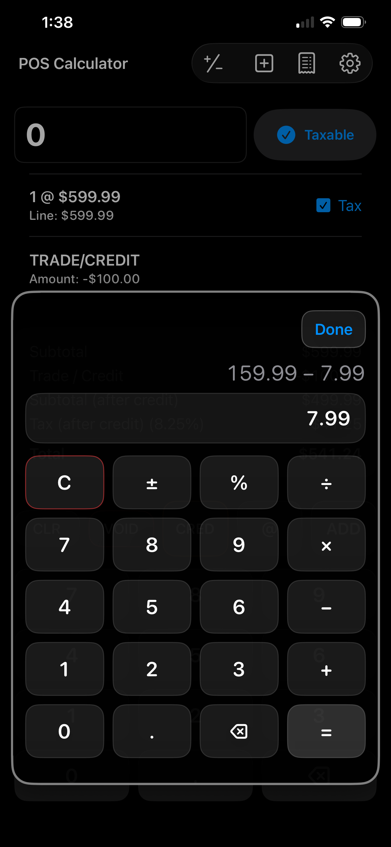 POScalculator