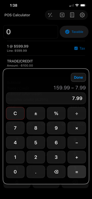 POScalculator Screenshot 8 of 8