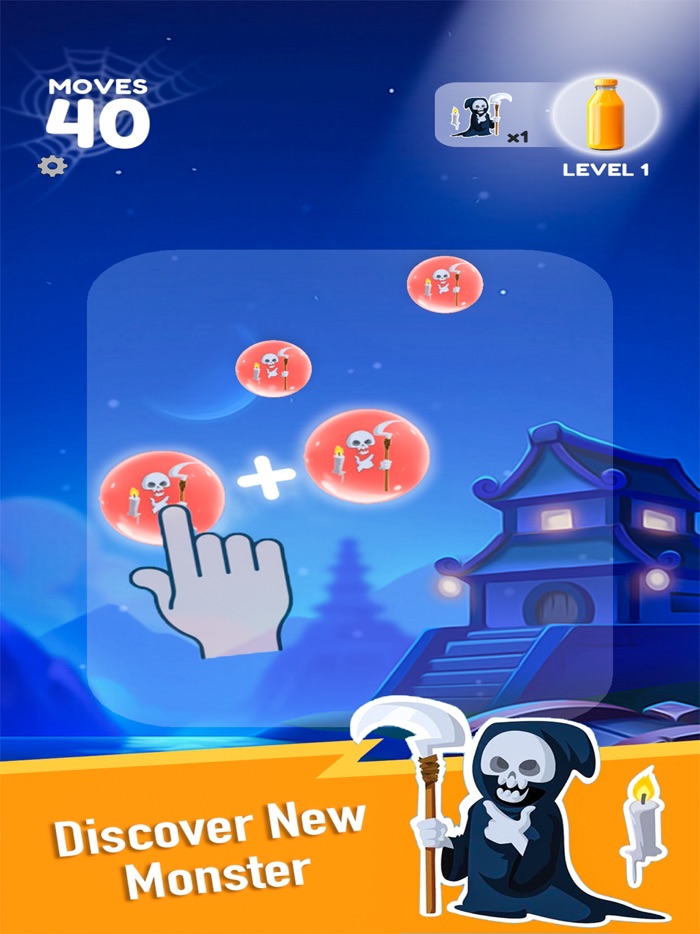 Bubble Monster Merge Evolution