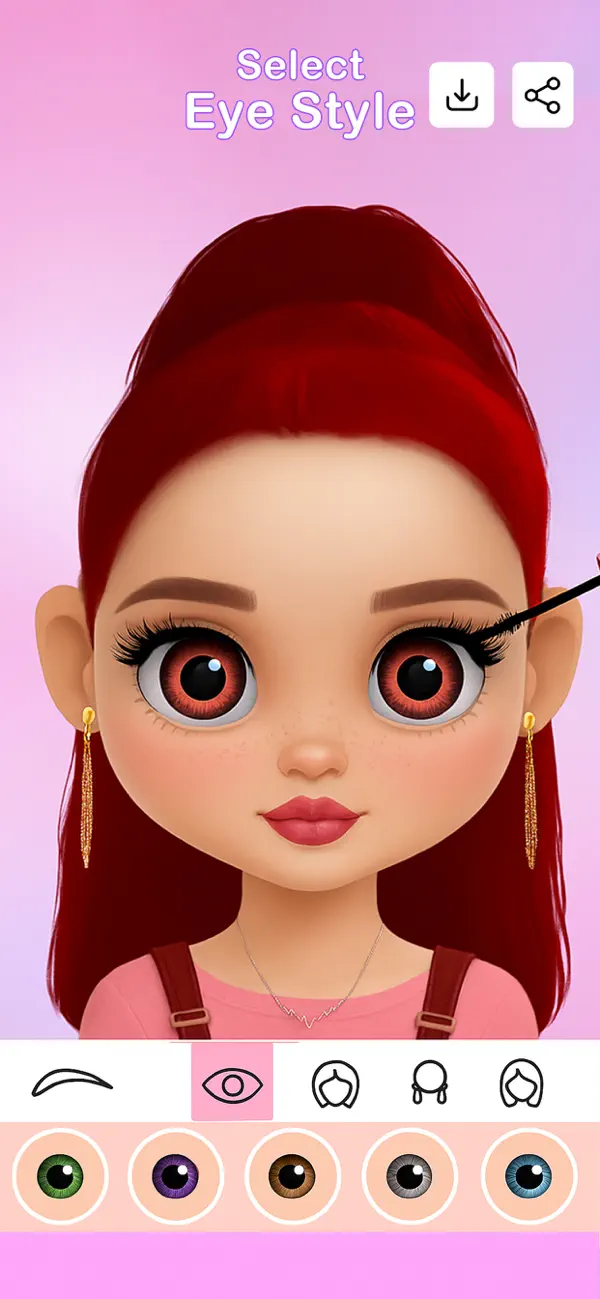 Screenshot #2 pour Doll Makeover : Avatar Creator