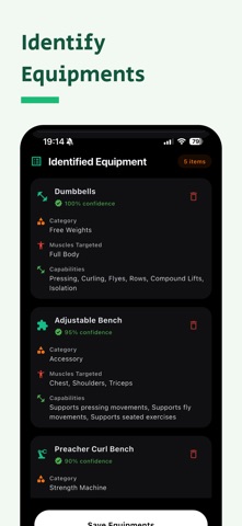 OneMoreRep: Reps Tracker iPhone screenshot