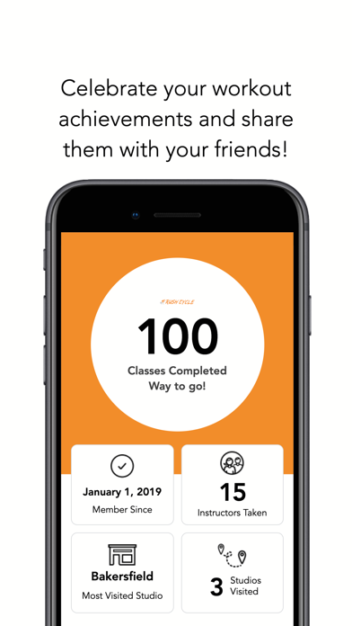 Rush Cycle Bkfld iPhone screenshot 4 - Health & Fitness app