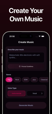 aUdio - AI Song Maker Screenshot 2 of 4