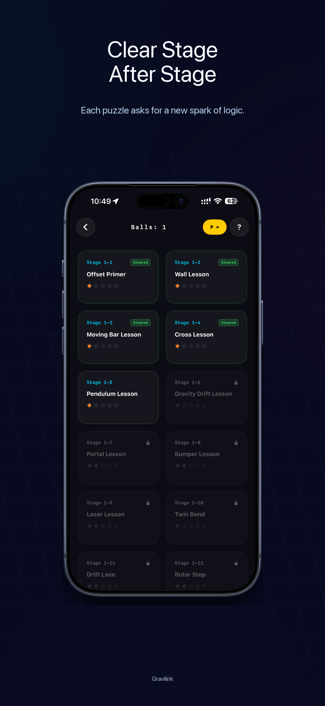 Gravilink- Physics Line Puzzle screenshot 4