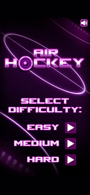 Glow Air Hockey Classic screenshot 1