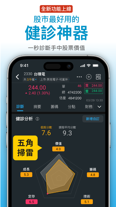 三竹智選股-股市與股票分析&台股定存&ETF投資&K線看盤 Screenshot