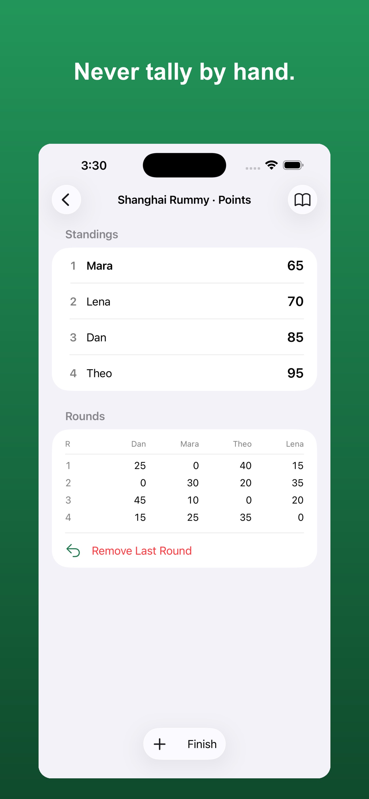 Screenshot 2 of Tally - Game Score Keeper
