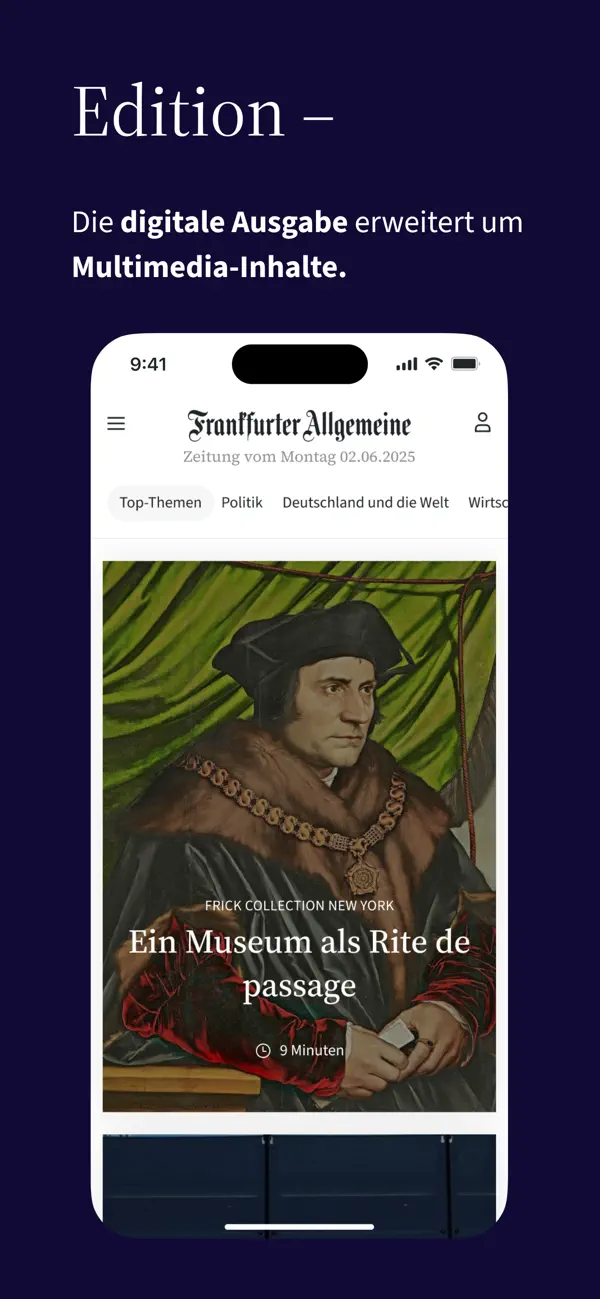 Screenshot #3 pour F.A.Z. Kiosk - App zur Zeitung