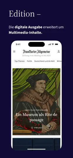 Screenshot von F.A.Z. Kiosk - App Zur Zeitung auf dem iPhone 3