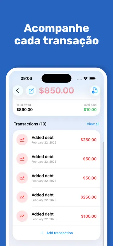 Quem Me Deve – OweList screenshot 4 of 7