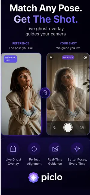 Piclo: AI Pose & Aesthetic Cam screenshot 3