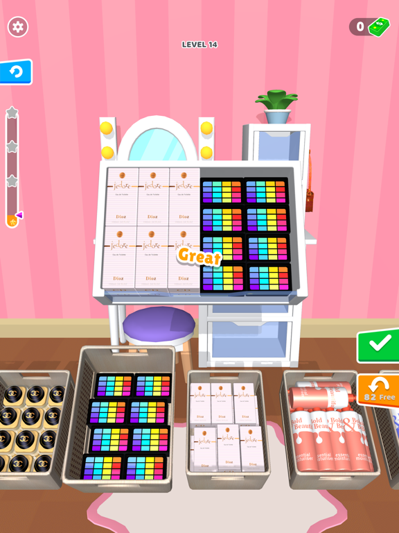 Makeup Organizer 3D iPad screenshot 3 - Games app
