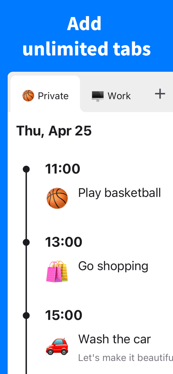 Timeline - Schedule by Hour