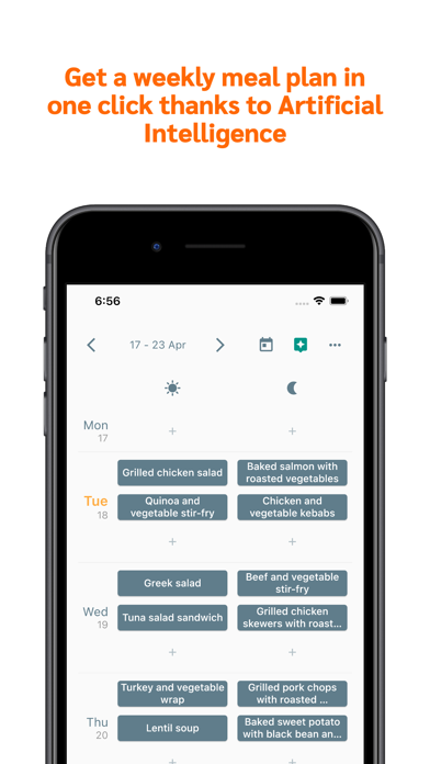 Meal Planner & Recipes | Mealo Screenshot