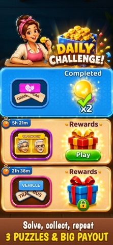 Word Association Match Puzzle iPhone screenshot