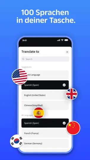 Screenshot von Owll Translator: KI-Sprachklon auf dem iPhone 8