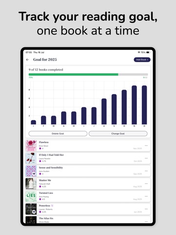 Bookist: Book Tracker & Recs ipad screenshot 4
