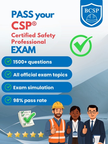 BCSP CSP Exam Prep 2026 iPad screenshot