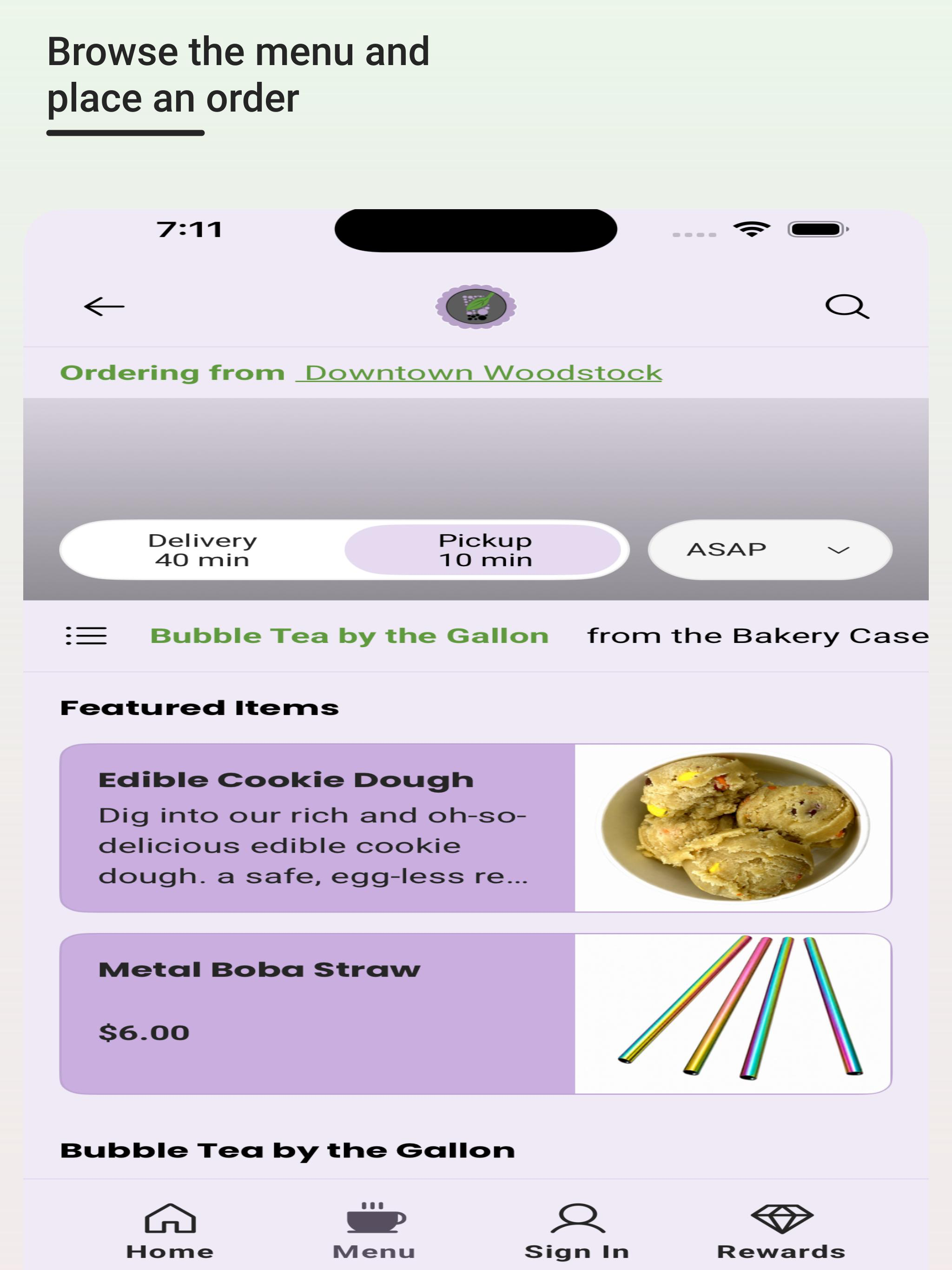 Tiny Bubbles Tea Bar app screenshot 7
