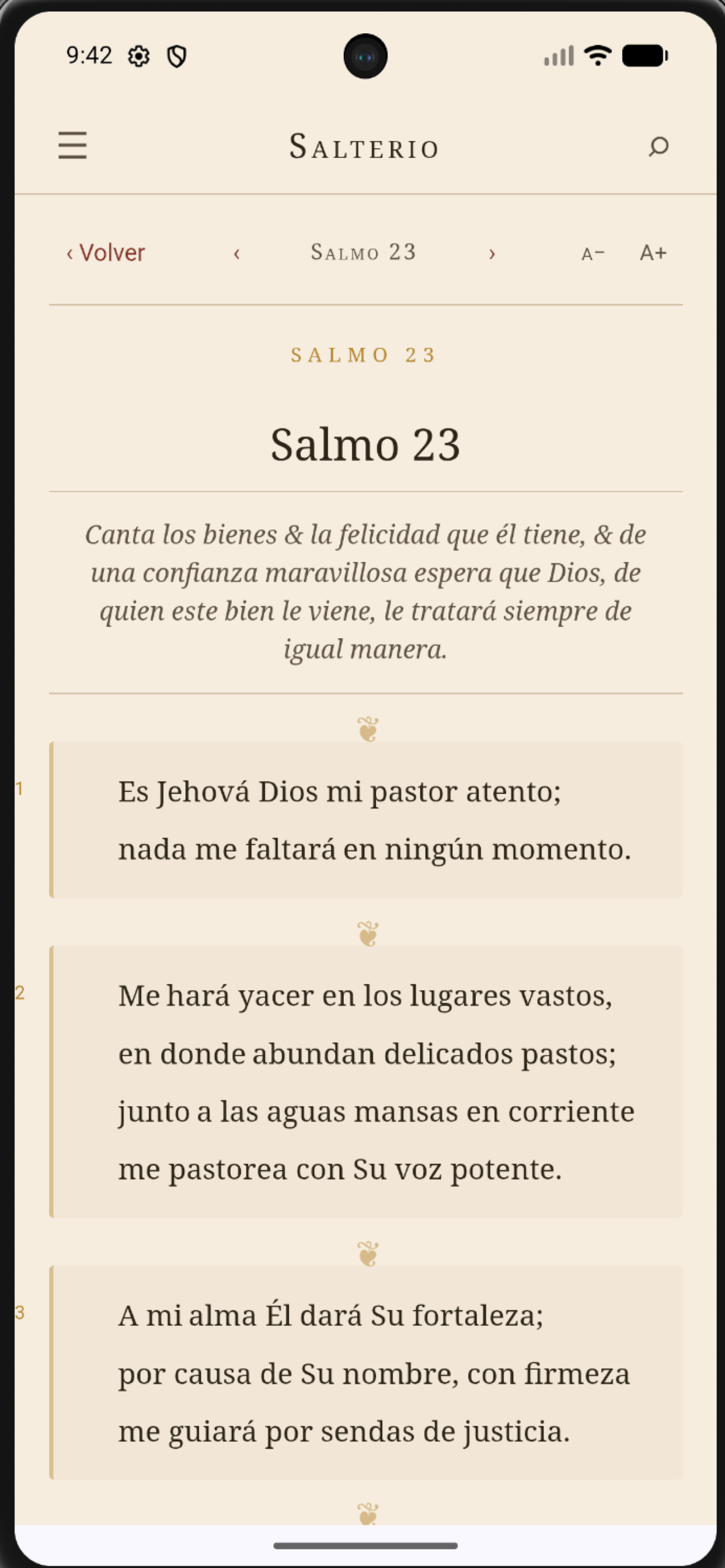Salterio Español