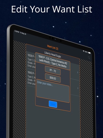 Liberty Head Eagle iPad screenshot