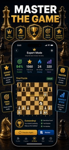 Chess Puzzles: Daily Tactics Screenshot 10 of 10
