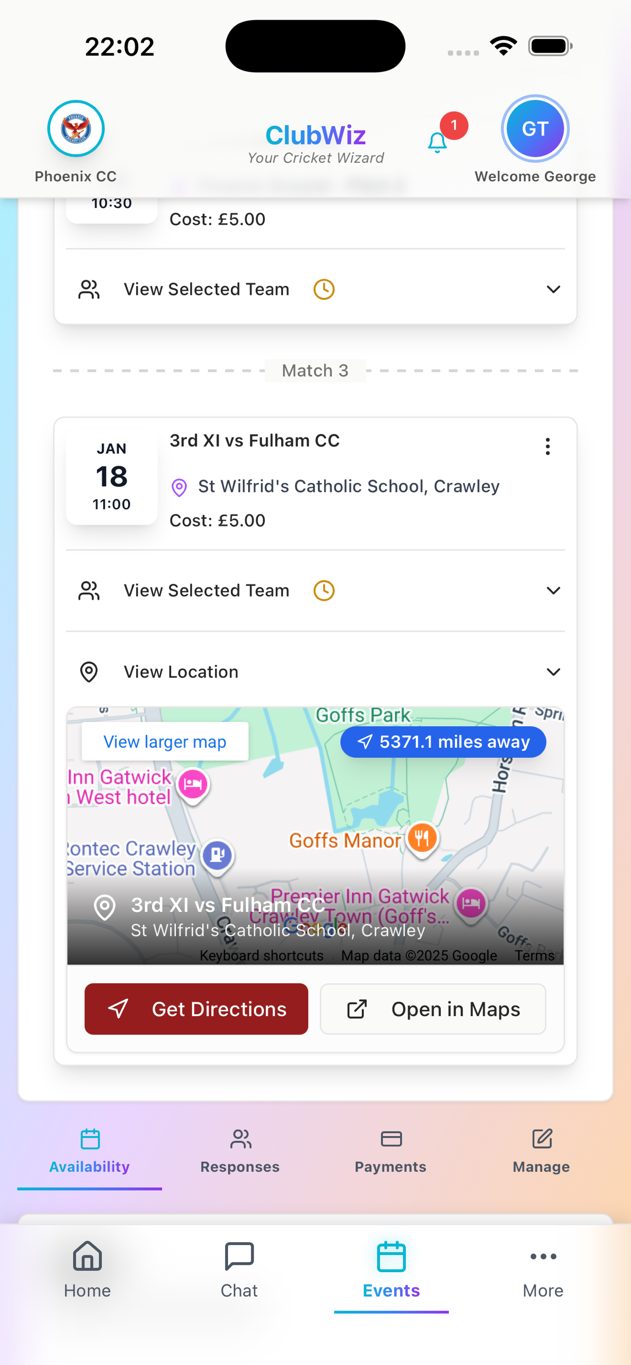ClubWiz screenshot 4