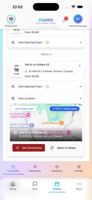 ClubWiz screenshot 4