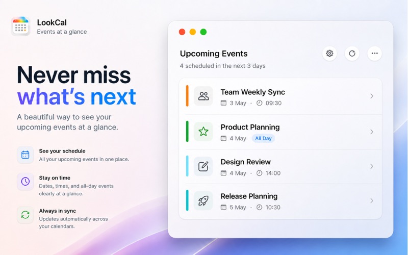 LookCal screenshot