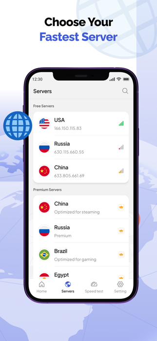 Fast VPN - Private & Secure Screenshot 2 of 6
