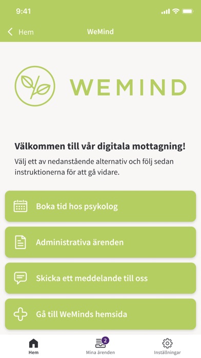 WeMind iPhone screenshot 2
