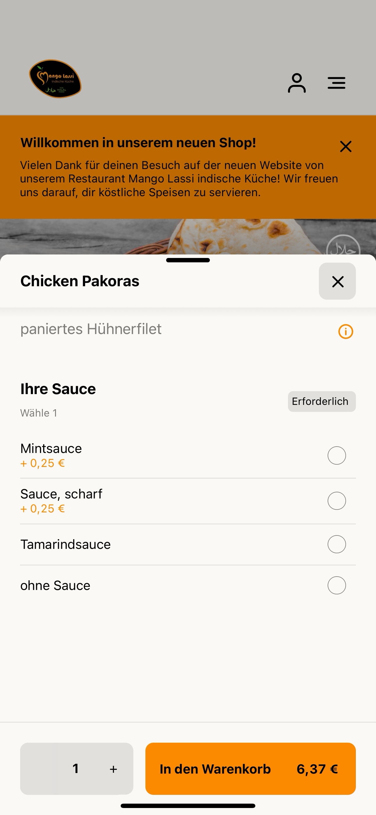 Mango Lassi indische Küche