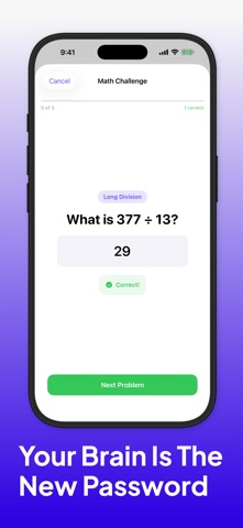 MathGate: App Blocker iPhone screenshot