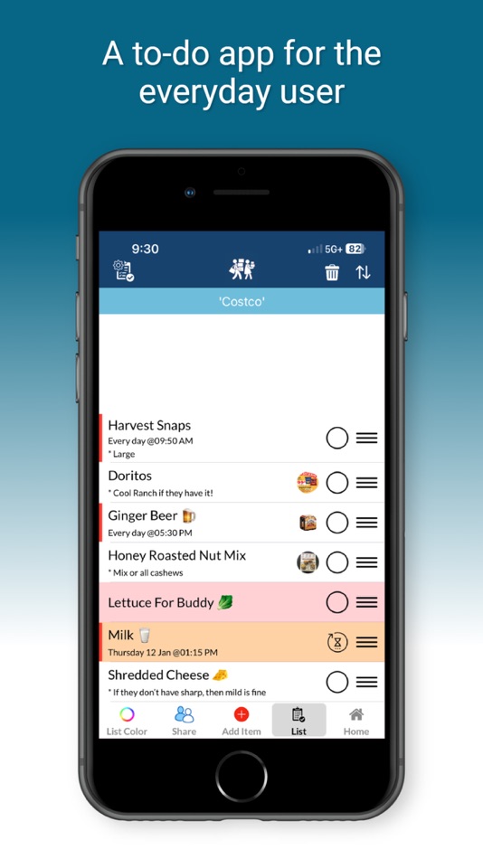 #1. HoneyDew: To-Do Lists & Tasks (iOS) Podle: HoneyDew List, LLC