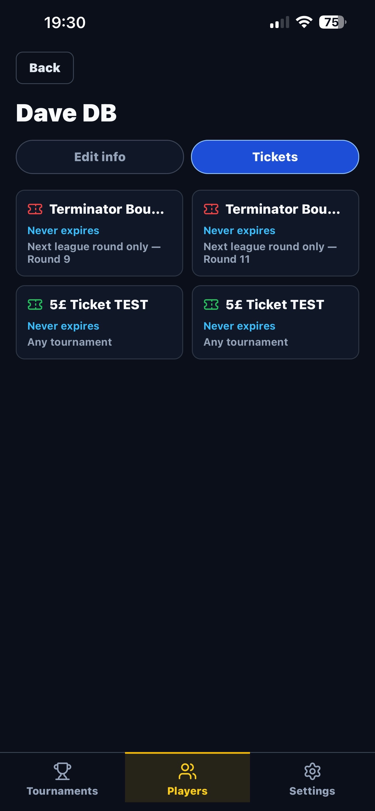Screenshot 6 of Poker Manager TD