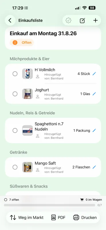 HB-Einkaufsliste screenshot 3 of 10