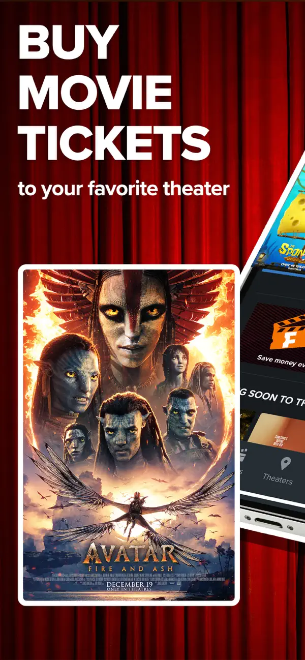 #1. Fandango - Get Movie Tickets (iOS) 来自: Fandango