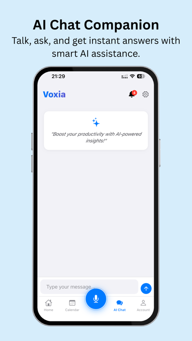 Voxia: AI Note Taker & Planner screenshot