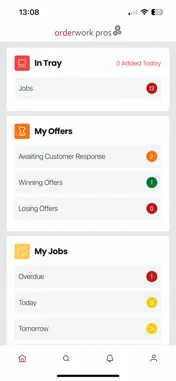 OrderWork Pros screenshot 1