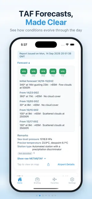 FlyWeatherMETAR screenshot 3