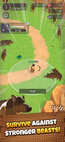 Hunter Evolution : Idle Game iPhone screenshot