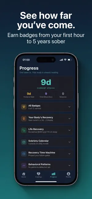 Sobrio - Quit Alcohol & Thrive screenshot 2