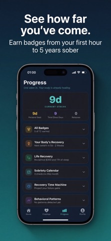 Sobrio - Quit Alcohol & Thrive Screenshot 2 of 6