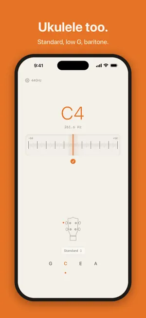 Dial Guitar & Ukulele Tuner screenshot 2