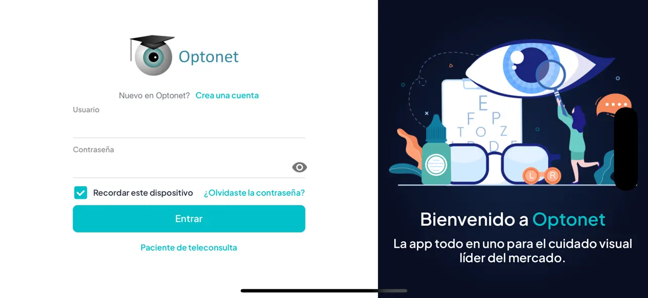Screenshot #1 pour Optonet Vision Unit
