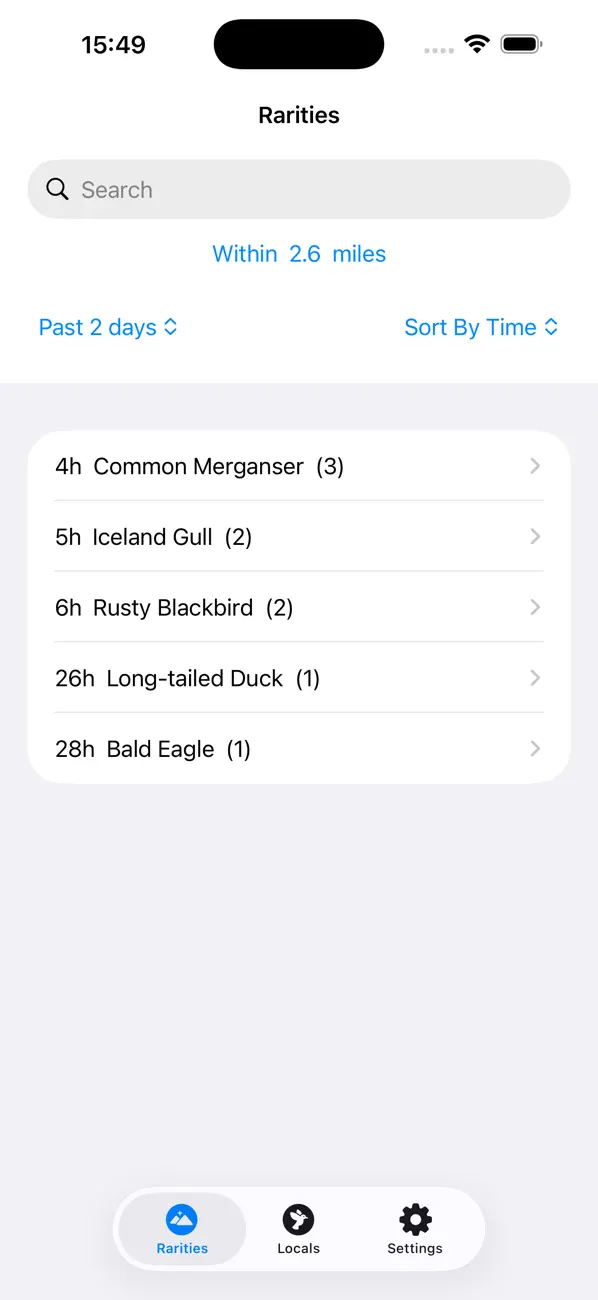 #1. eBird Alert! (iOS) بواسطة: Colin Rafferty