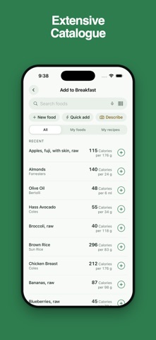 Tare - Calorie Protein Tracker Screenshot 2 of 7