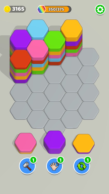 Hexa Stack Sort - Color Merge screenshot-4